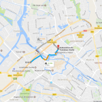 Landkaart van route naar Duikwinkel de Tuimelaar in Zwolle