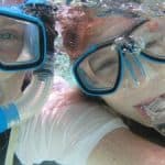 Selfie tijdens het snorkelen