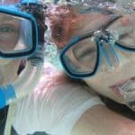 Selfie tijdens het snorkelen