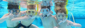 Snorkel les om te leren snorkelen